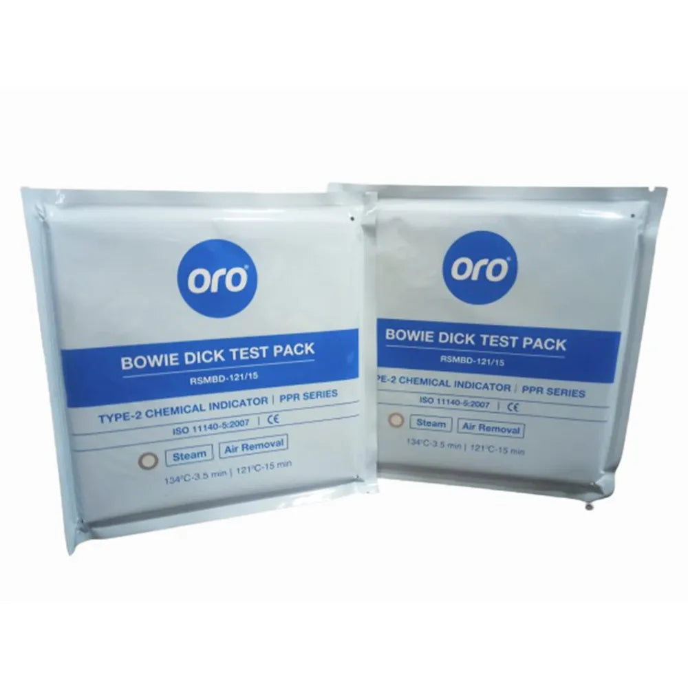 Oro Bowie Dick Test Packs and Sheets