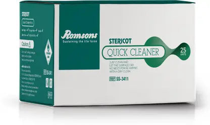 1000 x Romsons Stericot Quick Cleaner (SS-3411)