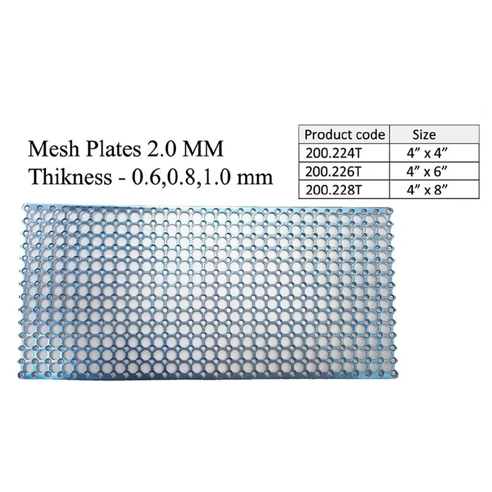 SK Surgicals Titanium Bone Mesh Plates