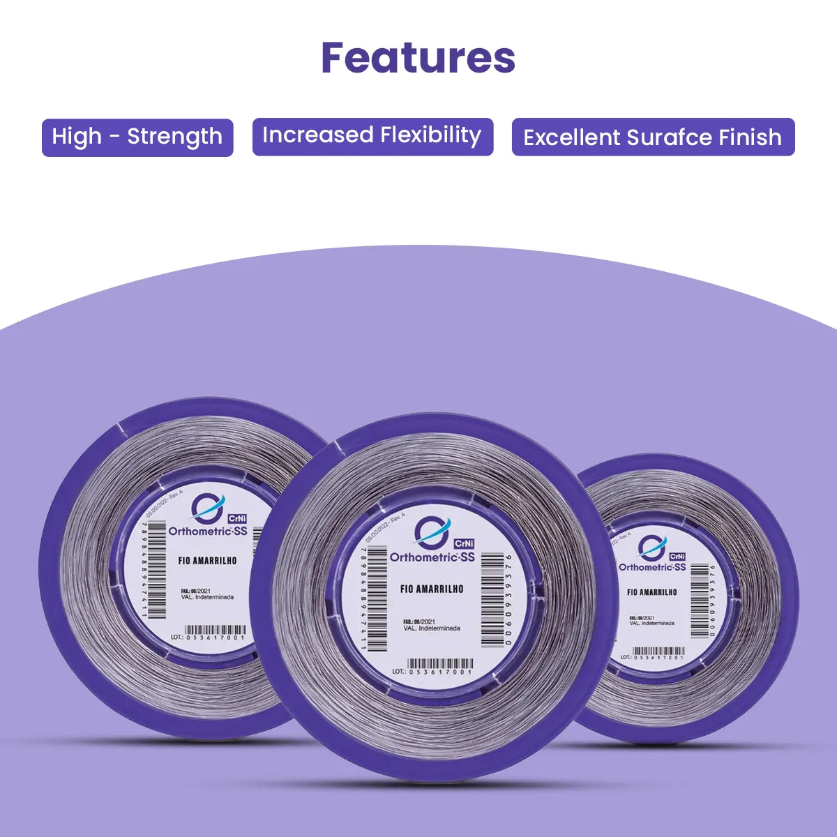 OrthoMetric SS Round Ligature Wire (40g)