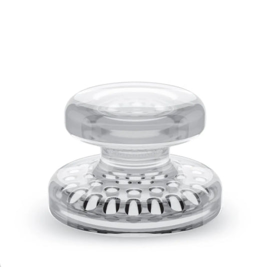 OrthoMetric Iceram Ceramic Concave Button For Bonding (2/Pk) - 30.10.3002