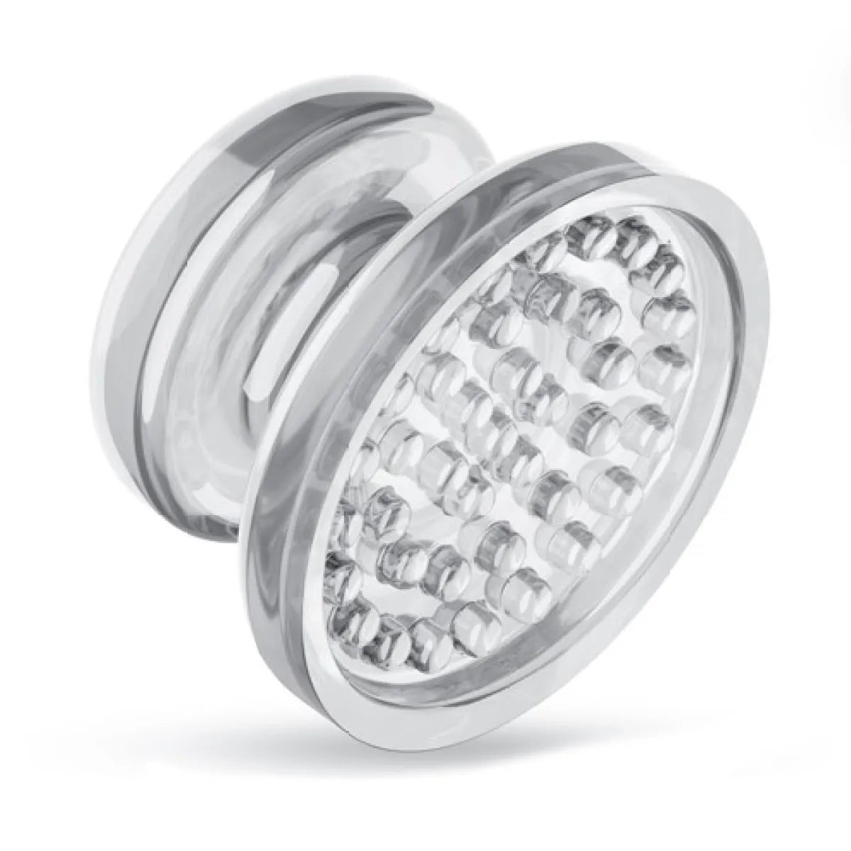 OrthoMetric Iceram Ceramic Concave Button For Bonding (2/Pk) - 30.10.3002