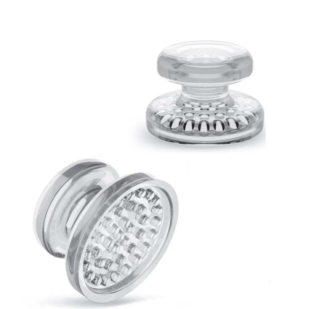 OrthoMetric Iceram Ceramic Concave Button For Bonding (2/Pk) - 30.10.3002