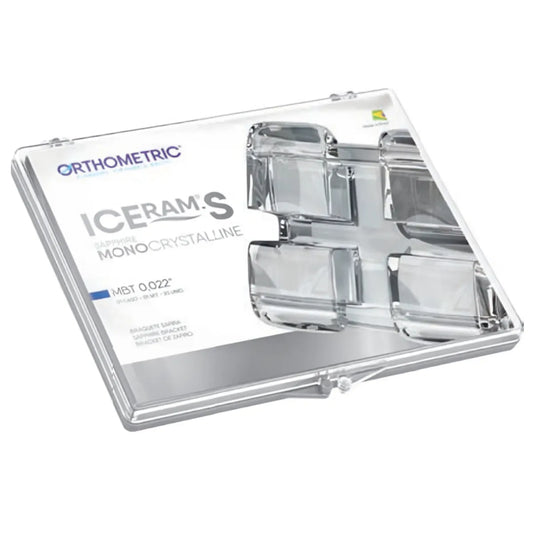 OrthoMetric Iceram-S Monocrystalline Ceramic Bracket MBT 022 - (10.91.2000)