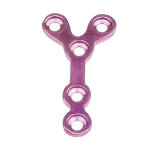 SK Surgicals Titanium Mini Bone Plates Y Shape 1.5mm (5 Holes) -105.480T