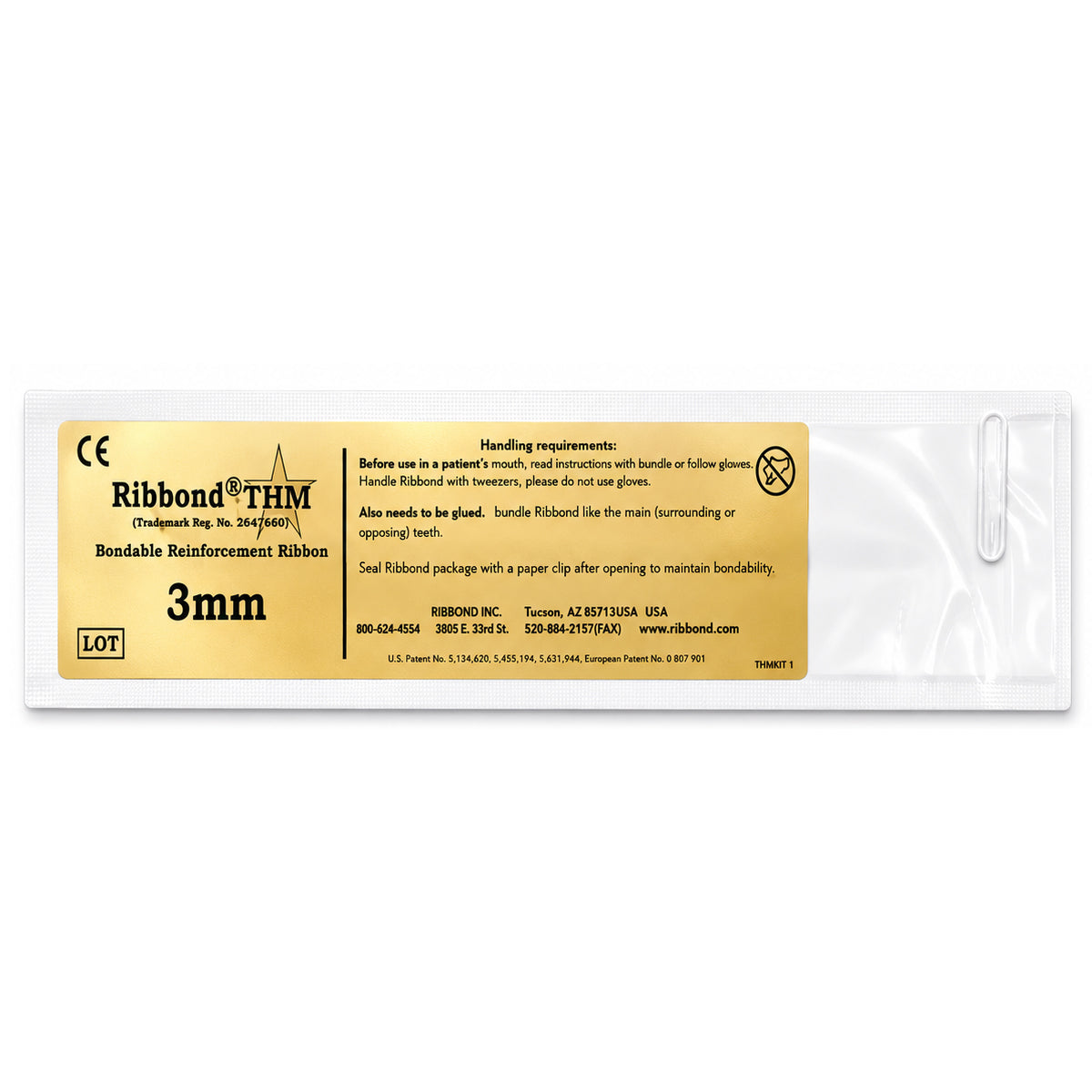 Ribbond Ribbon THM Fiber Splint