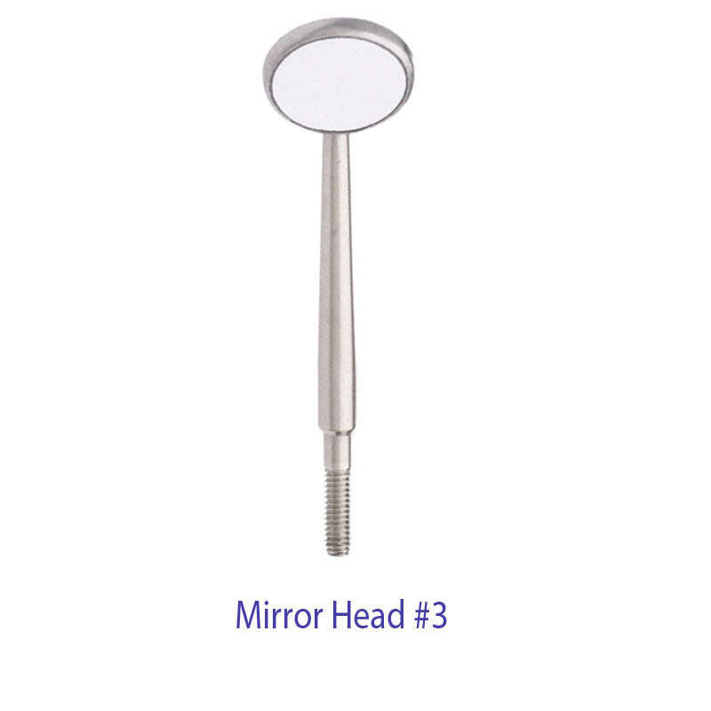 Zirc Crystal HD SS Mouth Mirror Heads