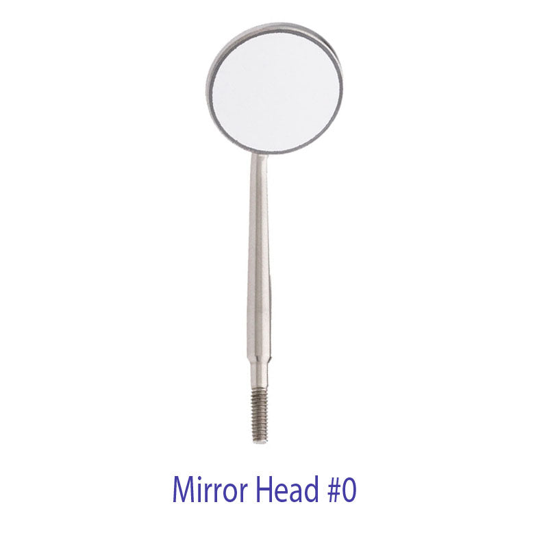 Zirc Crystal HD SS Mouth Mirror Heads
