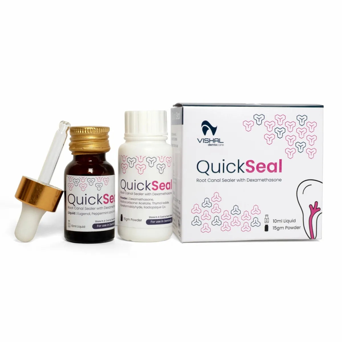 Vishal Dentocare Quick Seal Root Canal Sealer With Dexamethasone