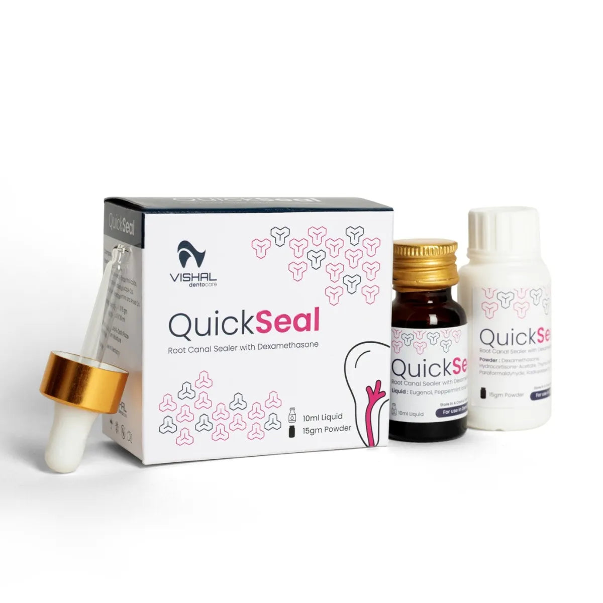 Vishal Dentocare Quick Seal Root Canal Sealer With Dexamethasone