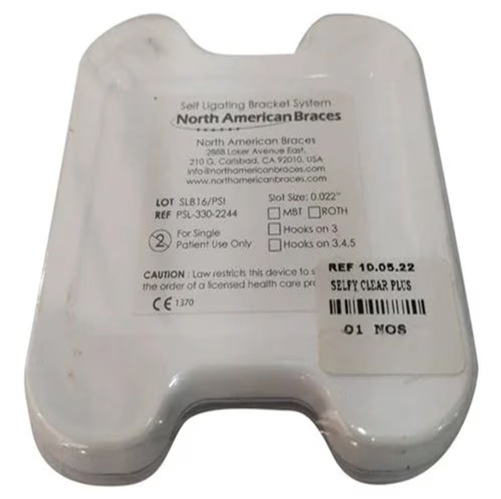 Selfy Plus Single Patient Ceramic Bracket Kit