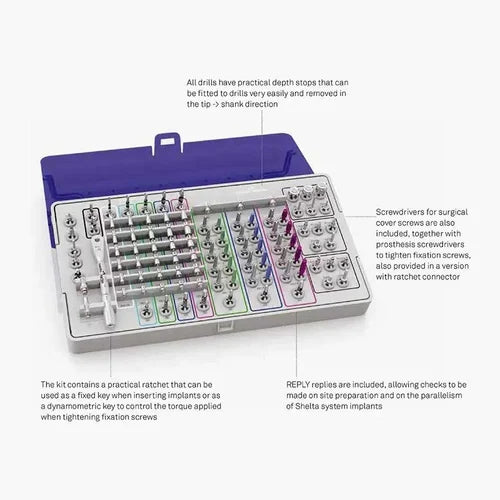 Sweden & Martina Premium and Shelta Systems Implant Surgical Kit