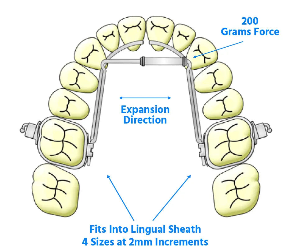 Ortho Organizers Transforce Transverse Appliance