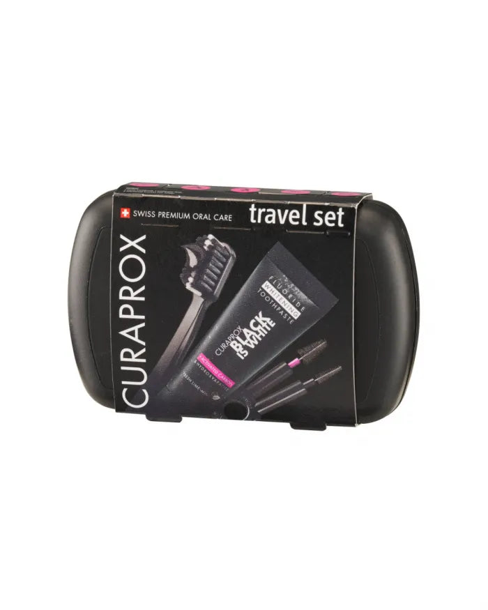 Curaprox Travel set (Black is white)