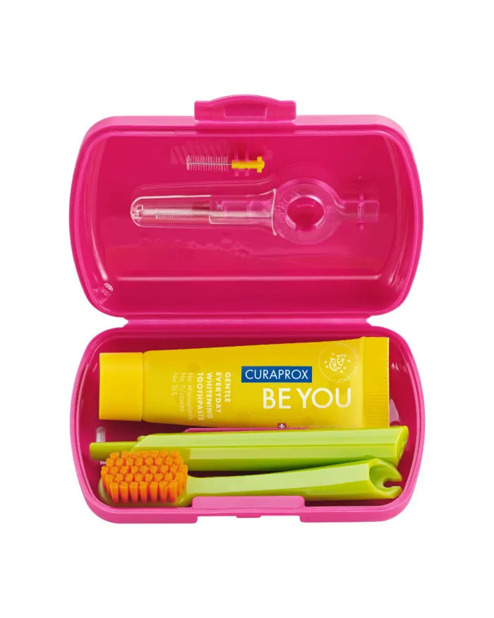 Curaprox Travel set. Red