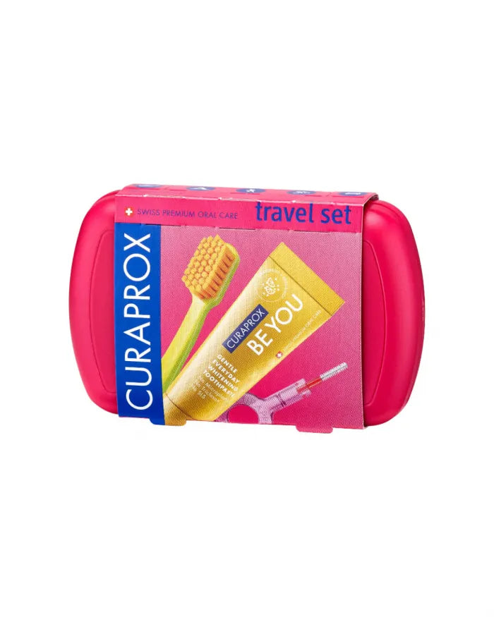Curaprox Travel set. Red