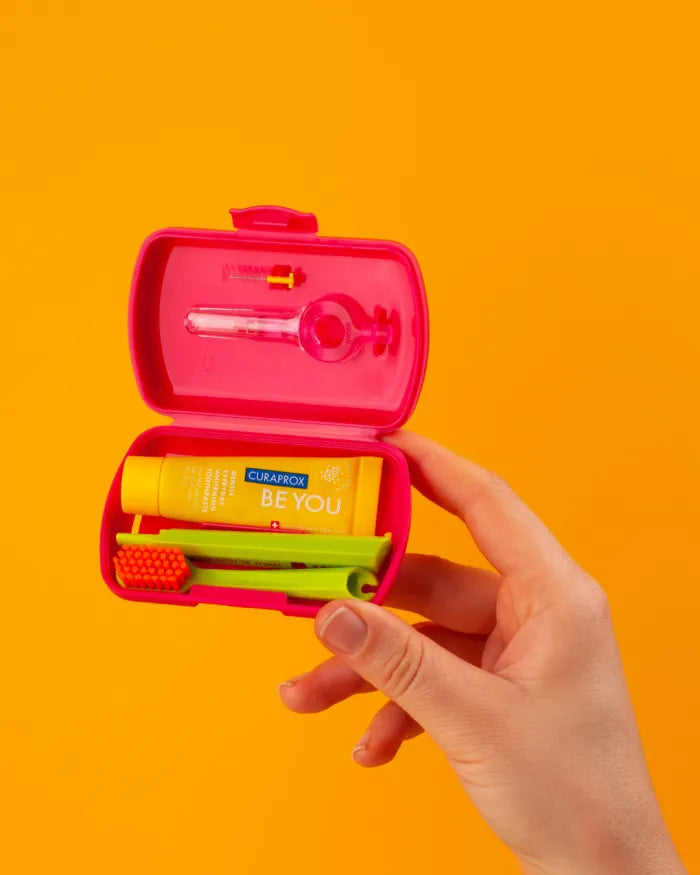 Curaprox Travel set. Red