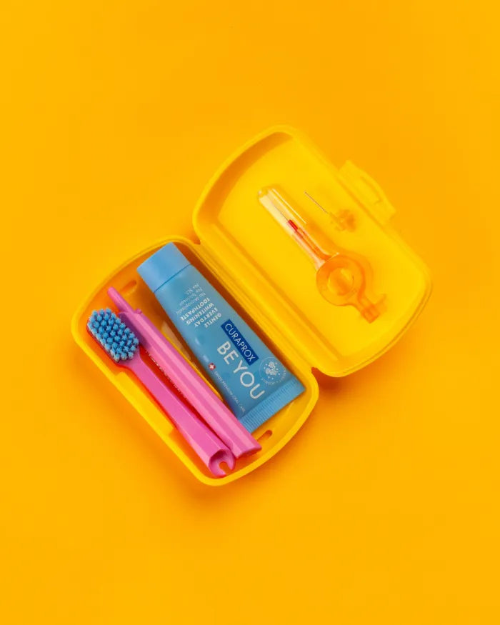 Curaprox Travel set. Yellow