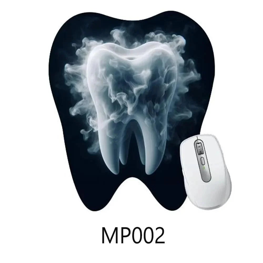 Unique Dents Tooth Shape Mouse Pad
