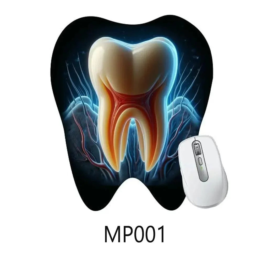 Unique Dents Tooth Shape Mouse Pad