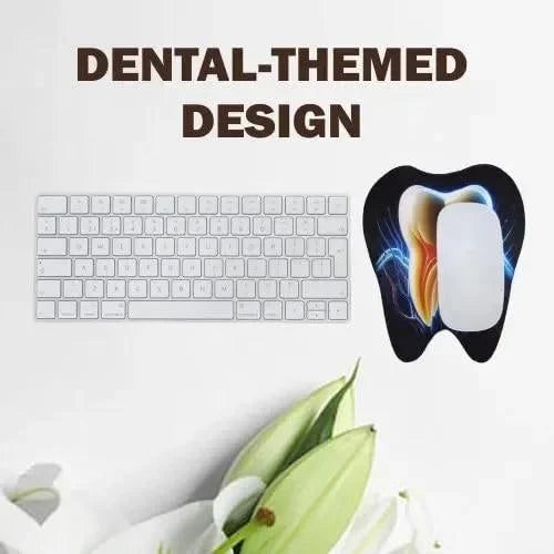 Unique Dents Tooth Shape Mouse Pad