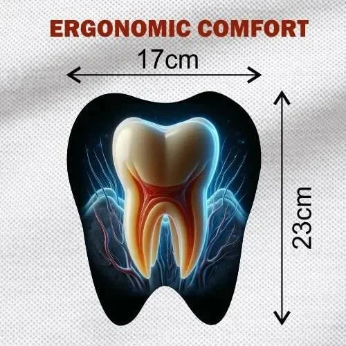 Unique Dents Tooth Shape Mouse Pad