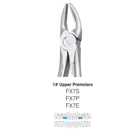 GDC Extraction Forcep Upper Premolar - 7 Ergonomic (Fx7e)