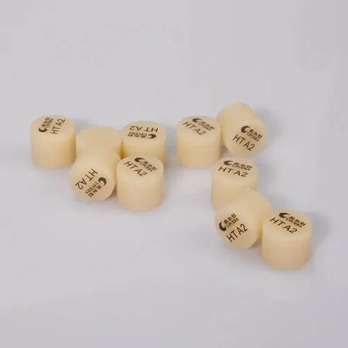 Upcera UP Press Lithium Disilicate Glass Ceramic Ingots A2 Shade HT D13-10mm
