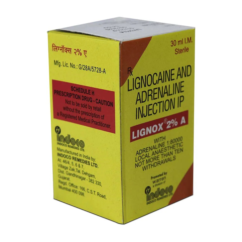 Indoco Warren Lignox Lignocaine 2% (Pack of 24)